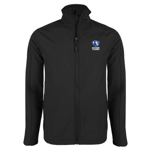  Black Softshell Jacket - EIU Primary Logo