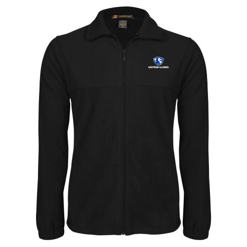  Black Fleece Full Zip Jacket - Eastern Illinois Logo