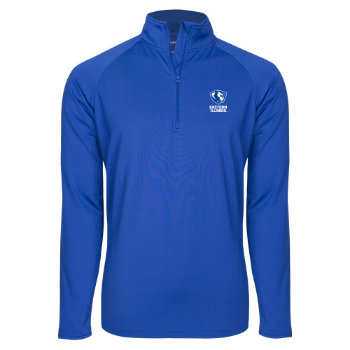  Sport Tek Royal Sport Wick Stretch 1/2 Zip Pullover - EIU Primary Logo