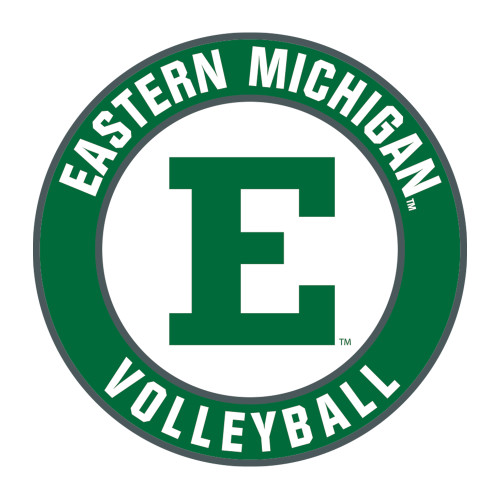  Medium Decal - Volleyball - Eastern Michigan