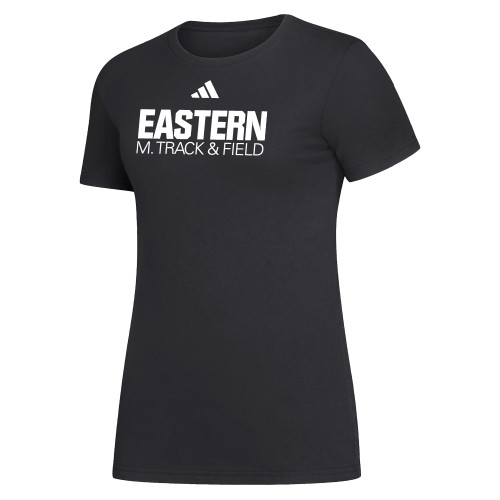  Adidas Womens Black Fresh Tee - Mens Track and Field - Eastern Michigan - Adidas