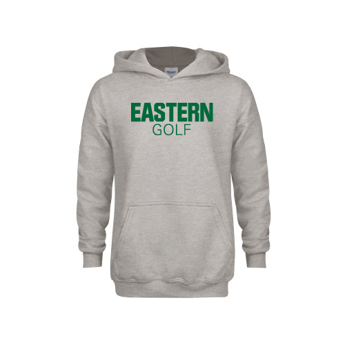  Youth Grey Fleece Hood - Golf - Eastern Michigan