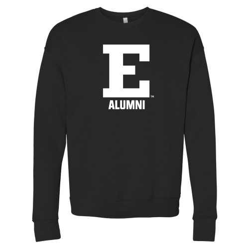 Eastern Michigan Bella + Canvas Black Fleece Crew