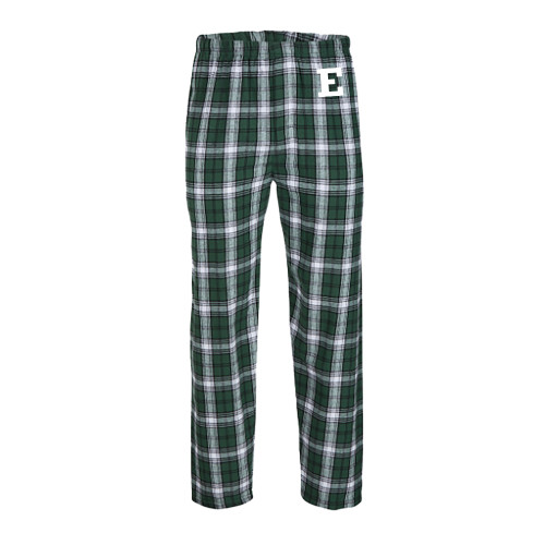  Boxercraft Green/White Unisex Flannel Pajama Pant - Eastern Michigan Athletic Mark