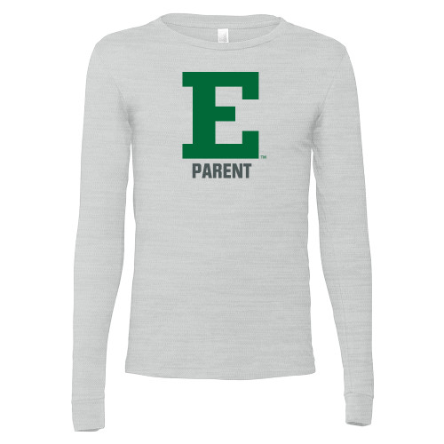  Bella + Canvas Ash Grey Jersey Cotton Long Sleeve T Shirt - Parent - Eastern Michigan