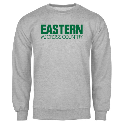  Grey Fleece Crew - Womens Cross Country - Eastern Michigan