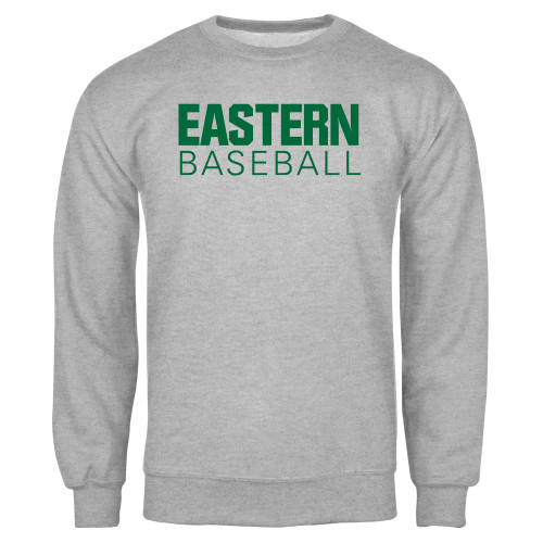  Grey Fleece Crew - Baseball - Eastern Michigan