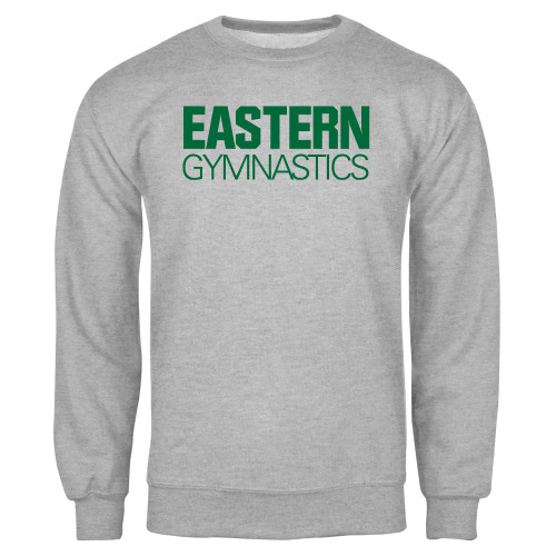 Grey Fleece Crew - Gymnastics - Eastern Michigan