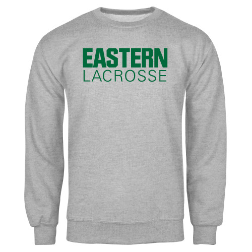  Grey Fleece Crew - Lacrosse - Eastern Michigan