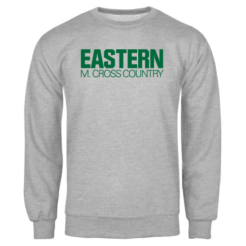  Grey Fleece Crew - Mens Cross Country - Eastern Michigan