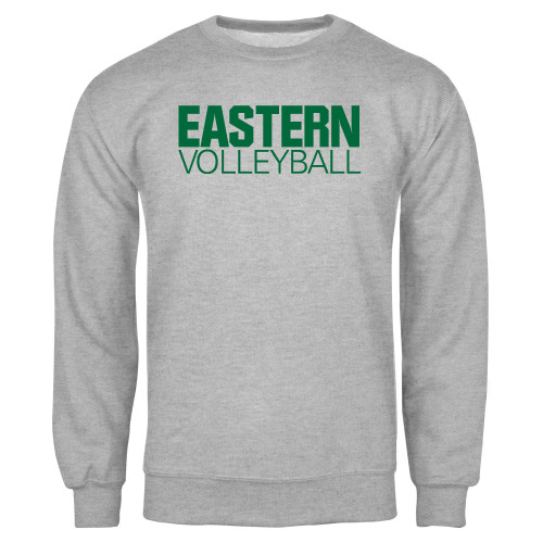  Grey Fleece Crew - Volleyball - Eastern Michigan