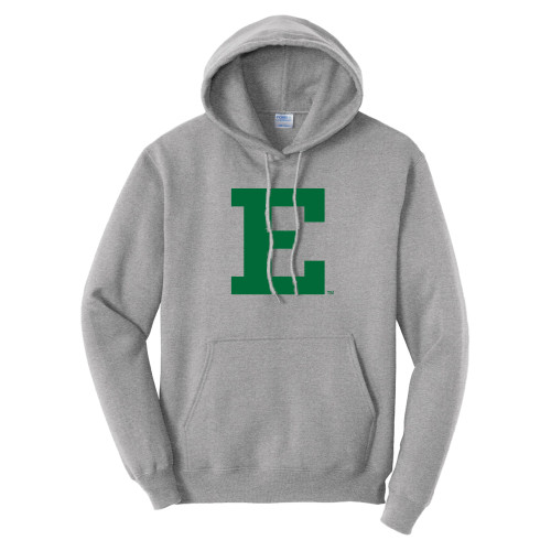  Tall Athletic Heather Fleece Hoodie - Eastern Michigan Athletic Mark