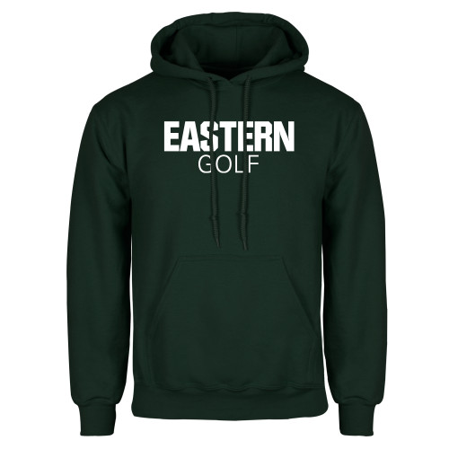  Dark Green Fleece Hood - Golf - Eastern Michigan