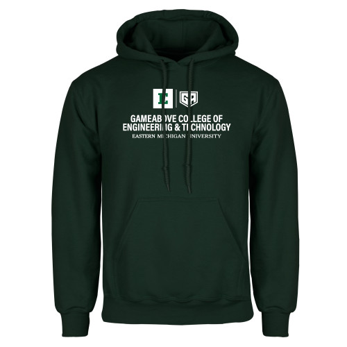  Dark Green Fleece Hood - GameAbove CET Centered