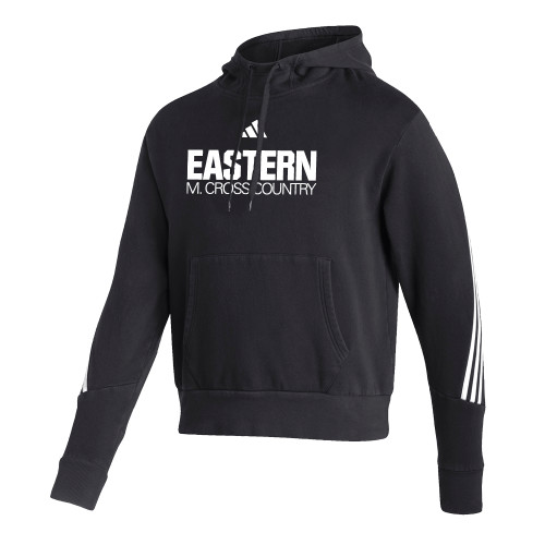  Adidas Black Pullover Hood - Mens Cross Country - Eastern Michigan - Adidas