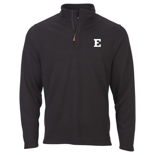  Boxercraft Black Sullivan 1/4 Zip - Eastern Michigan Athletic Mark