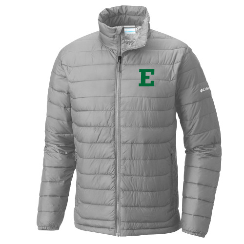  Columbia Grey Powder Lite Jacket - Eastern Michigan Athletic Mark