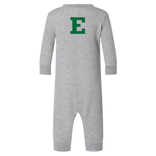  Heather Grey Fleece Onesie - Eastern Michigan Athletic Mark