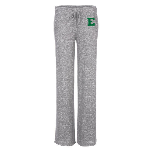  Boxercraft Womens Oxford Grey Heather Cuddle Wide Leg Pant - Eastern Michigan Athletic Mark