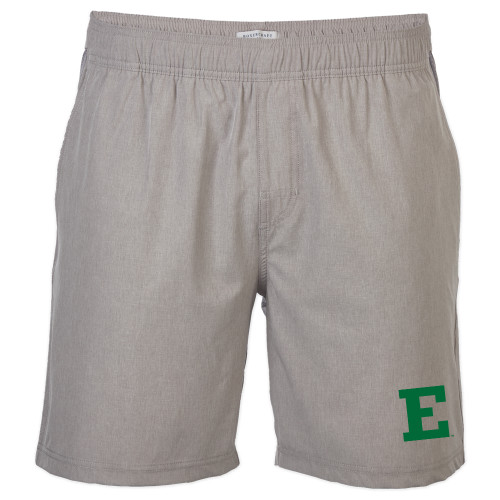 Boxercraft Light Grey Riptide Hybrid Short - Eastern Michigan Athletic Mark