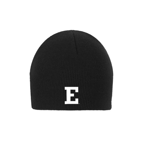  Black Knit Beanie - Eastern Michigan Athletic Mark