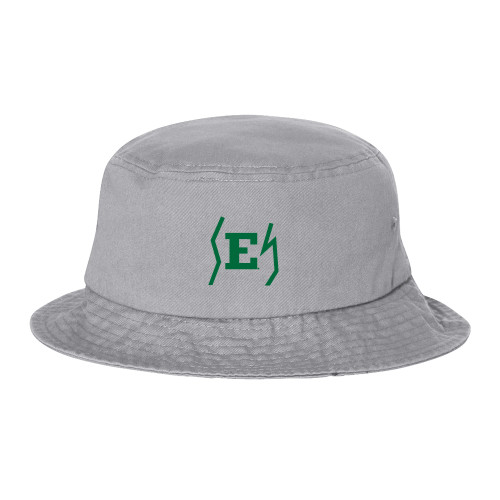  Sportsman Grey Bucket Hat - Eastern Michigan Secondary Athletic Mark