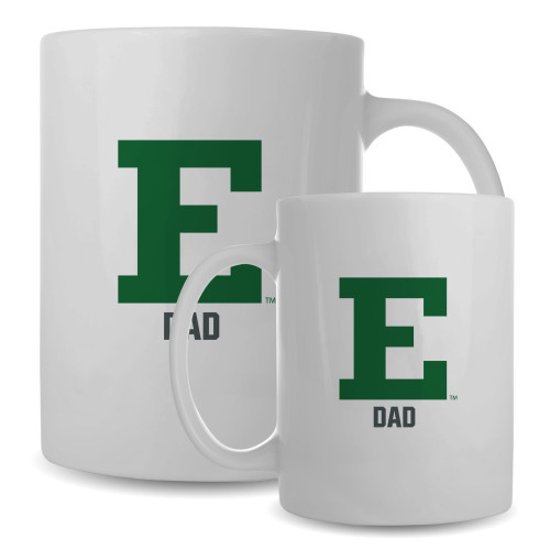  Full Color White Mug 15oz - Dad - Eastern Michigan