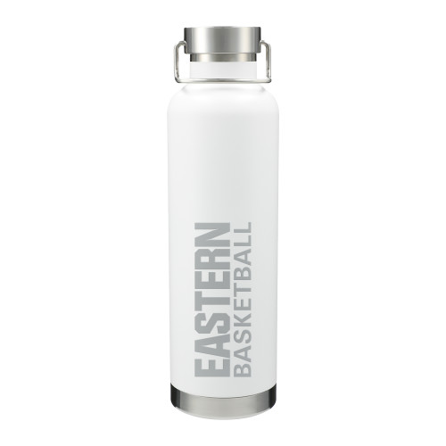  Thor Copper Vacuum Insulated White Bottle 32oz - Basketball - Eastern Michigan Engraved