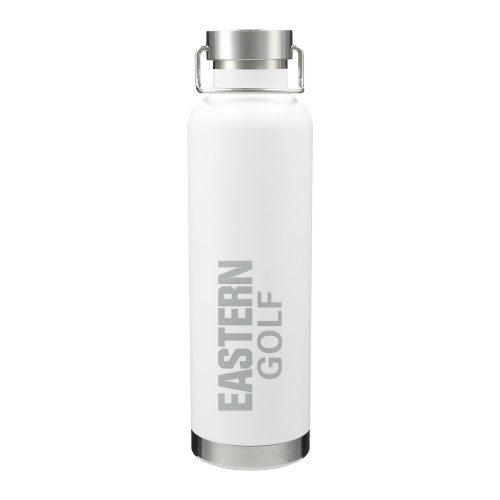  Thor Copper Vacuum Insulated White Bottle 32oz - Golf - Eastern Michigan Engraved
