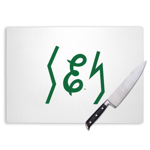  Cutting Board - Eastern Michigan Secondary Athletic Mark Script E