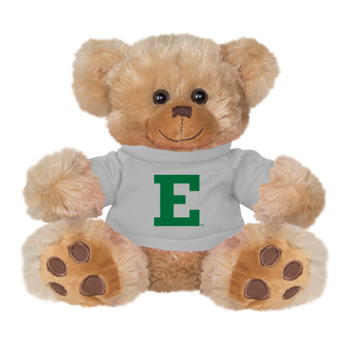  Plush Big Paw 8 1/2 inch Brown Bear w/Grey Shirt - Eastern Michigan Athletic Mark