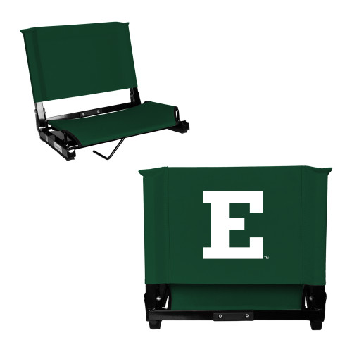  Stadium Chair Dark Green - Eastern Michigan Athletic Mark