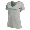 Thumbnail image for  Womens Plus Heather Grey V Neck T Shirt