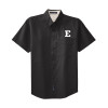 Thumbnail image for  Black Twill Button Down Short Sleeve