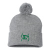 Thumbnail image for  Sportsman Heather Grey Pom Pom Cuffed Beanie