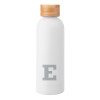 Thumbnail image for  Blair White Stainless Steel Bottle w/ Bamboo Lid 17 oz