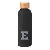 Thumbnail image for  Blair Black Stainless Steel Bottle w/ Bamboo Lid 17 oz