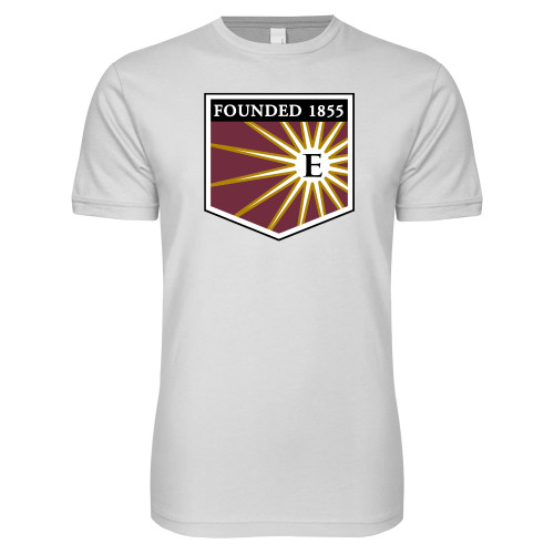  Next Level White SoftStyle T Shirt - Shield