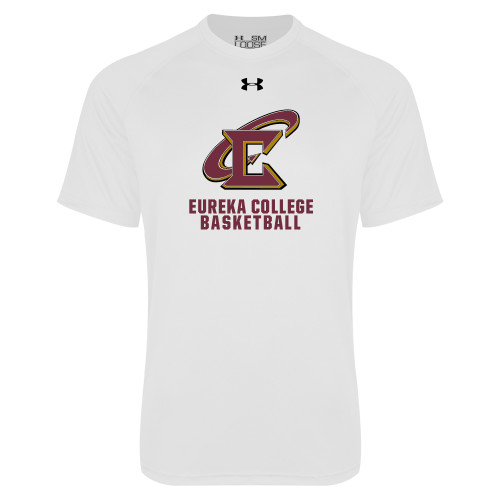  Under Armour White Tech Tee - Basketball