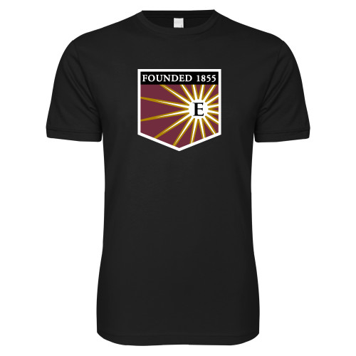  Next Level Black SoftStyle T Shirt - Shield