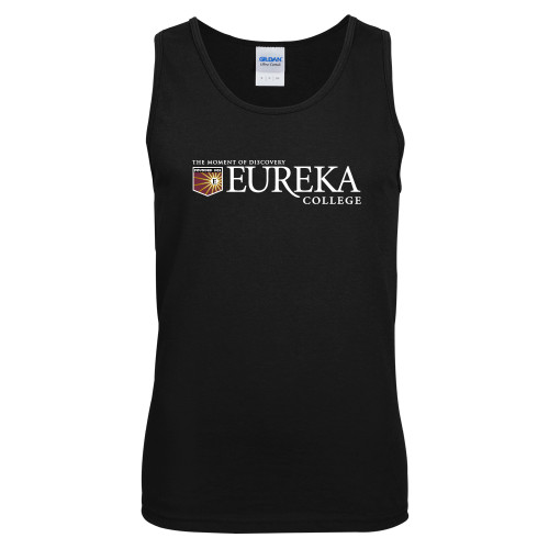  Black Tank Top - Eureka College w/ Shield