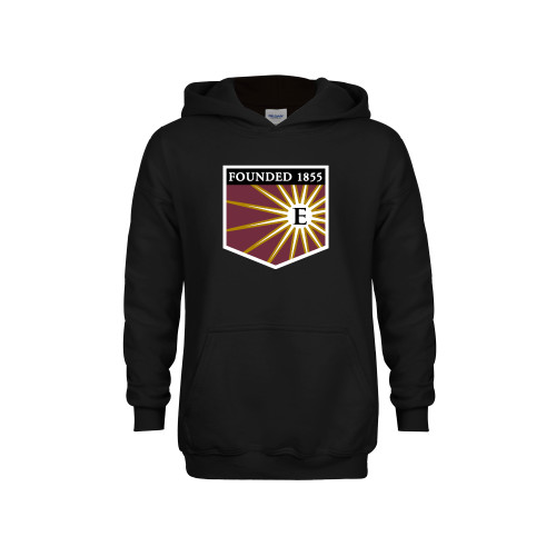  Youth Black Fleece Hoodie - Shield