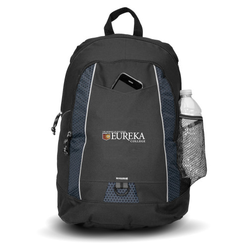  Black Impulse Backpack - Eureka College w/ Shield