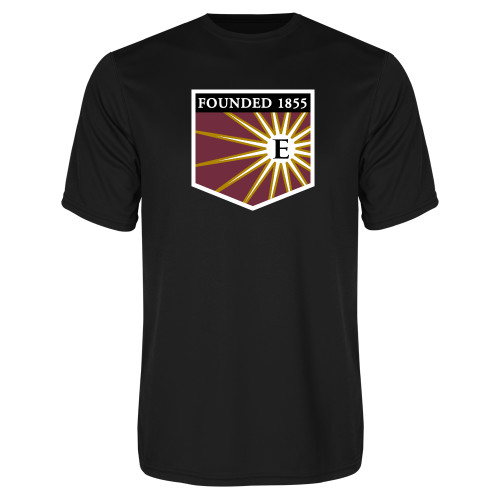  Black Performance Tee - Shield