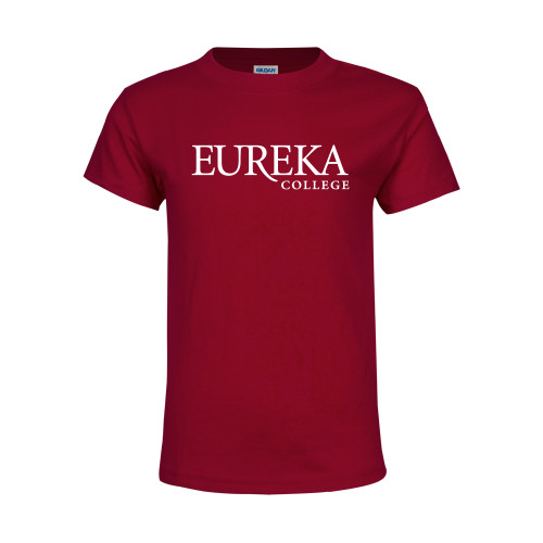  Youth Maroon T Shirt - Wordmark