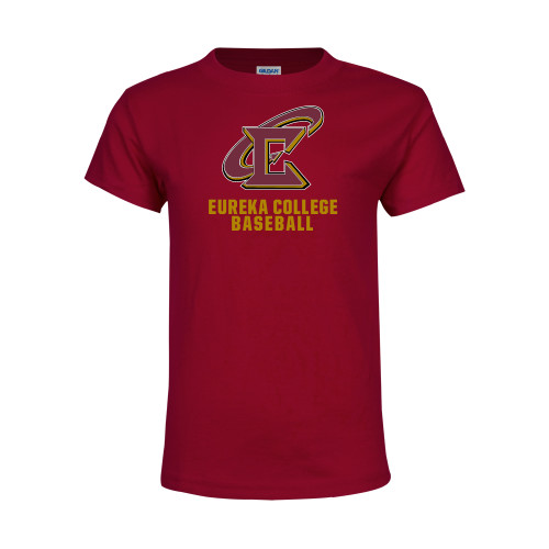  Youth Maroon T Shirt - Baseball