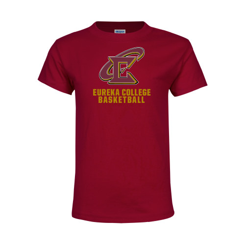  Youth Maroon T Shirt - Basketball