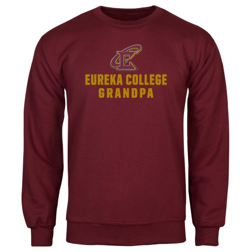  Maroon Fleece Crew - Grandpa