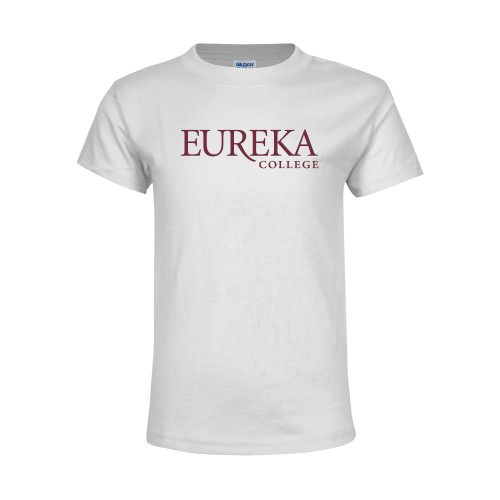  Youth White T Shirt - Wordmark