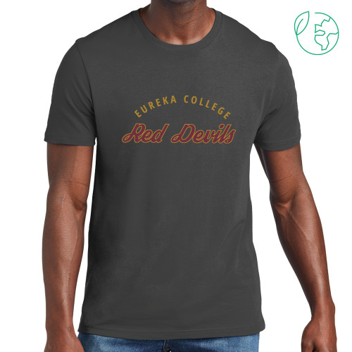  Allmade Dark Grey Organic Cotton Tee - Script